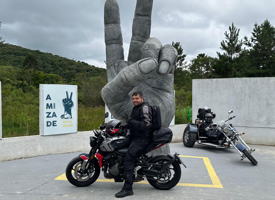 Piloto do canal @moto-rumo - Michel Franco